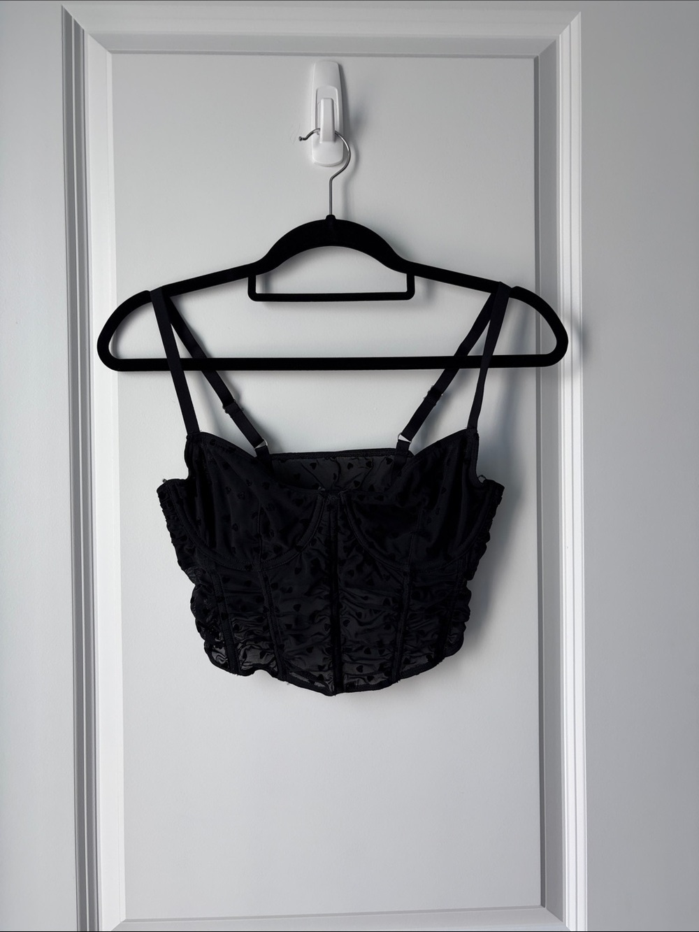 Hollister Heart Mesh Corset Top